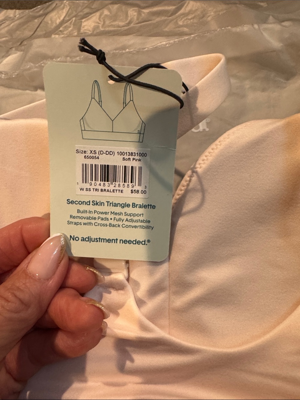 Tommy John, Light Pink Wireless Padded Bralette - Women’s Intimates - Picture 4 of 5